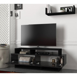 Έπιπλο Τηλεόρασης ArteLibre Sarakino Μαύρο 120x30x44cm