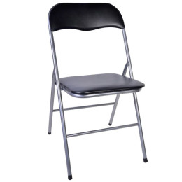 Kαρέκλα πτυσσόμενη ArteLibre Regale Μαύρο 44x48x82cm