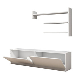 Σύνθετο ArteLibre ALPHA Λευκό 160x32x40cm