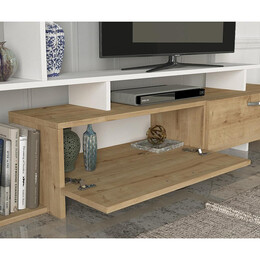 Σύνθετο ArteLibre KENTUCKY Sapphire/Λευκό Μοριοσανίδα 168x30x120cm