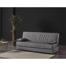 Καναπές Κρεβάτι Τριθέσιος ArteLibre JORGE Γκρι 180x78x80cm