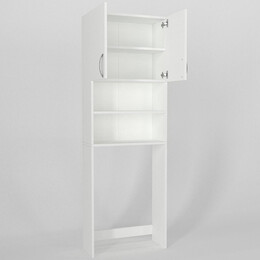 Έπιπλο Πλυντηρίου ArteLibre BIMBA Λευκό Μοριοσανίδα/Μελαμίνη 64x25x188cm