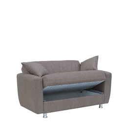 Καναπές Κρεβάτι Διθέσιος ArteLibre JUAN Καφέ 151x82x80cm
