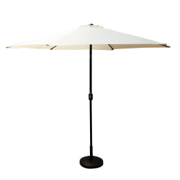 Ομπρέλα Κήπου ArteLibre GRACIOSA Μπεζ/Μαύρο Αλουμίνιο/Ύφασμα Φ3x2.55m