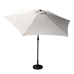 Ομπρέλα Κήπου ArteLibre GRACIOSA Μπεζ/Μαύρο Αλουμίνιο/Ύφασμα Φ3x2.55m