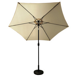 Ομπρέλα Κήπου ArteLibre GRACIOSA Μπεζ/Μαύρο Αλουμίνιο/Ύφασμα Φ3x2.55m
