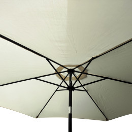Ομπρέλα Κήπου ArteLibre GRACIOSA Μπεζ/Μαύρο Αλουμίνιο/Ύφασμα Φ3x2.55m