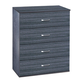 Συρταριέρα ArteLibre WHITBY Σκούρο Καρυδί Μοριοσανίδα/Μελαμίνη 80x40x100cm