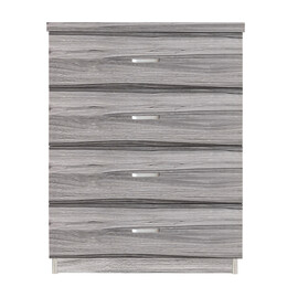 Συρταριέρα ArteLibre OCOLA Γκρι Σκούρο Μοριοσανίδα/Μελαμίνη 60x40x80cm