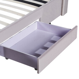 Κρεβάτι Διπλό ArteLibre ANNONA Ivory Βελούδο (Στρώμα 160x200cm)