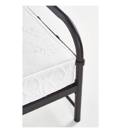 Κρεβάτι ArteLibre LIBERTY Μεταλλικό Sandy Black 209x124x93cm (Στρώμα 120x200cm)