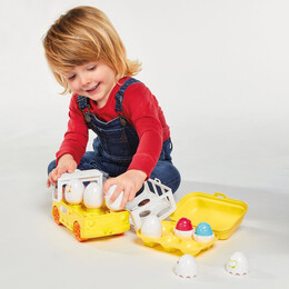 Tomy Toomies Βρεφικό Παιχνίδι Λεωφορείο Με Αυγουλάκια Για 12-36 Μηνών