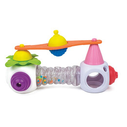 Lalaboom Βρεφικός Εκπαιδευτικός Κύλινδρος Με Ήχο Βροχής - Χάντρες & Αξεσουάρ 7 Τμχ  Για 10-36 Μηνών