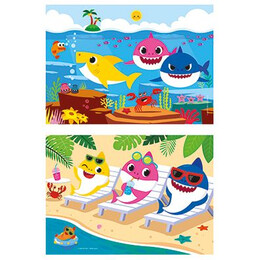 Clementoni Παιδικό Παζλ Super Color Baby Shark 2x20 τμχ