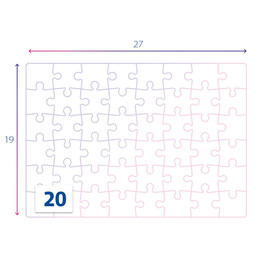 Clementoni Παιδικό Παζλ Super Color Baby Shark 2x20 τμχ