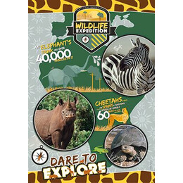 Clementoni Παιδικό Παζλ Super Color National Geo Kids Wildlife 180 τμχ