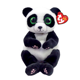 TY Beannie Bellies Ying Χνουδωτό Πάντα Λευκό Και Μαύρο 15εκ