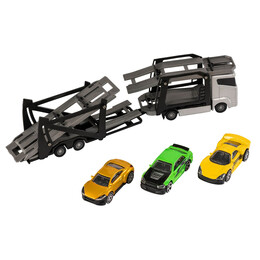 Teamsterz Σετ Νταλίκα Μεταφοράς Αυτοκινήτων με 3 Αυτοκινητάκια Die-Cast  1:64 Για 3+ Χρονών