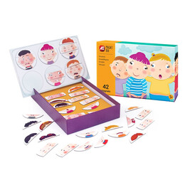 AS Magnet Box Συναισθήματα 42 Εκπαιδευτικοί Χάρτινοι Μαγνήτες Για 3+ Χρονών