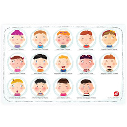 AS Magnet Box Συναισθήματα 42 Εκπαιδευτικοί Χάρτινοι Μαγνήτες Για 3+ Χρονών