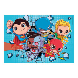 Clementoni Παιδικό Παζλ Supercolor DC Comics Super Friends 2x60 τμχ