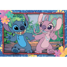 Clementoni Παιδικό Παζλ Super Color Disney Stitch 2x20 τμχ