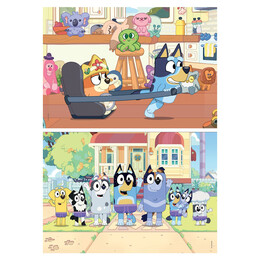 Clementoni Παιδικό Παζλ Super Color Bluey 2x60 τμχ