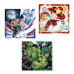 Clementoni Παιδικό Παζλ Super Color Marvel Avengers 3x48 τμχ