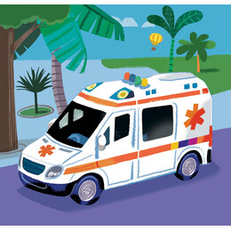 Clementoni Παιδικό Παζλ Super Color Rescue Vehicles 3x48 τμχ