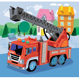 Clementoni Παιδικό Παζλ Super Color Rescue Vehicles 3x48 τμχ