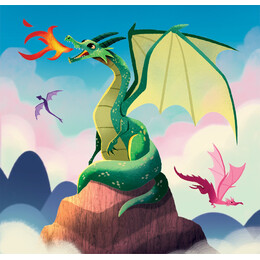 Clementoni Παιδικό Παζλ Super Color Fantastic Creatures 3x48 τμχ