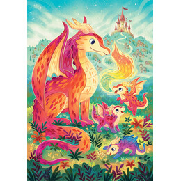 Clementoni Παιδικό Παζλ Super Color Δράκοι 60 τμχ