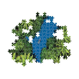 Clementoni Παζλ High Quality Collection Τροπική Θέα Από Ψηλά 500 τμχ