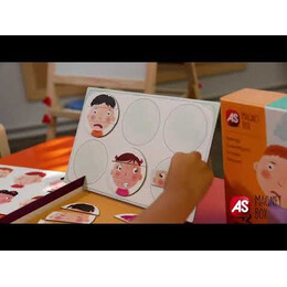 AS Magnet Box Συναισθήματα 42 Εκπαιδευτικοί Χάρτινοι Μαγνήτες Για 3+ Χρονών