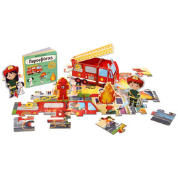 ΠΥΡΟΣΒΕΣΤΕΣ: ΒΙΒΛΙΟ ΚΑΙ ΠΑΖΛ 40 ΤΜΧ ΜΕ ΦΙΓΟΥΡΕΣ