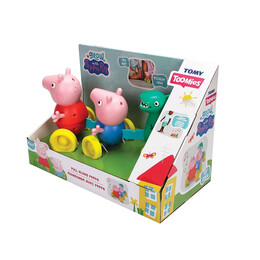 Tomy Toomies Βρεφικό Παιχνίδι Συρόμενο Οικογένεια Peppa Pig Για 18+ Μηνών