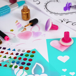 Λαμπάδα Παλετίνα Σετ Ζωγραφικής Σε Σχήμα Καρδιά Για 3+ Χρονών