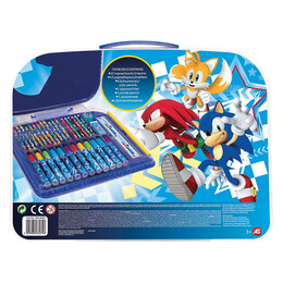 AS Art Case Σετ Ζωγραφικής Sonic The Hedgehog Για 3+ Χρονών