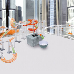 Μαθαίνω Και Δημιουργώ Action-Reaction Εκπαιδευτικό Spiral Tracks-Guardrail-Trapdoor Exp. Pack