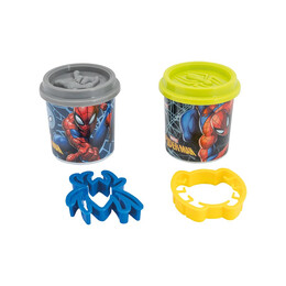 AS Πλαστελίνη Disney Frozen & Marvel Spiderman Σετ 2 Βαζάκια Με 2 Cutters 228gr Για 3+ Χρονών