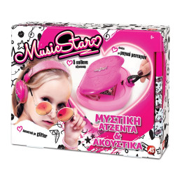 Λαμπάδα Music Star Μυστική Ατζέντα Και Ακουστικά Για 3+ Χρονών