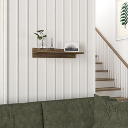 Ράφι Τοίχου ArteLibre EMBER Καρυδί Μοριοσανίδα/Μελαμίνη 60x24x12cm