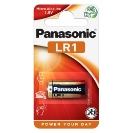 Panasonic Αλκαλική Μπαταρία, Lady/lr1, 1.5v, 1τμχ