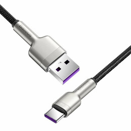 Baseus usb Cable for usb-c Cafule, 66w, 0.25m (Black) (Cakf000001) (Bascakf000001)