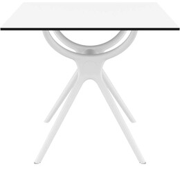 AIR ΤΡΑΠΕΖΙ 80Χ80Χ74εκ. WHITE LAMINATE 12mm