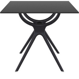 AIR ΤΡΑΠΕΖΙ 80Χ80Χ74εκ. BLACK LAMINATE 12mm