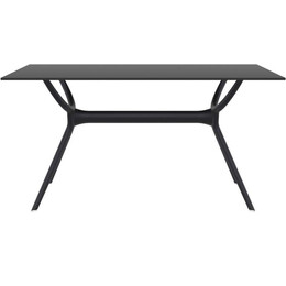 AIR ΤΡΑΠΕΖΙ 140Χ80Χ74εκ. BLACK LAMINATE 12mm