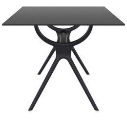 AIR ΤΡΑΠΕΖΙ 180Χ90Χ74εκ. BLACK LAMINATE 12mm