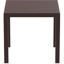 ARES ΤΡΑΠΕΖΙ 80Χ80Χ75εκ. BROWN ΠΟΛ/ΝΙΟΥ