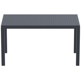 ARES ΤΡΑΠΕΖΙ 140Χ80Χ75εκ. DARK GREY ΠΟΛ/ΝΙΟΥ